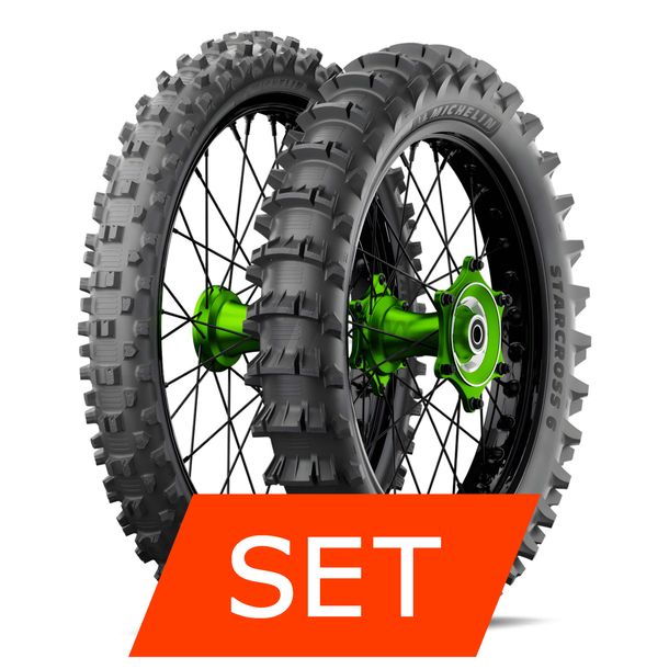 Michelin Starcross 6 Sand Reifenset | 80/100-21 51M TT + 110/90-19 62M TT