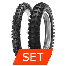 Dunlop Geomax AT81 EX Set di pneumatici | 80/100-21 51M TT + 110/100-18 64M TT
