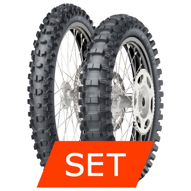 Dunlop Geomax MX34 Reifenset | 80/100-21 51M TT + 120/90-18 65M TT
