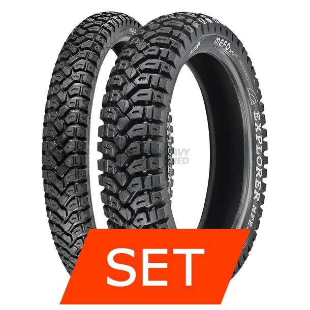 Mefo MFE99 Explorer Reifenset | 80/100-21 51T TT + 120/90-18 71T TT