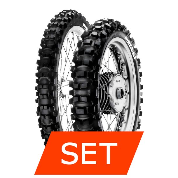 Pirelli Scorpion XC Mid Hard Reifenset | 80/100-21 51R TT + 140/80-18 70M TT