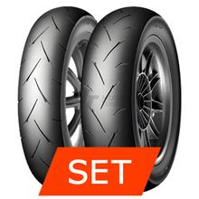 Ensemble de pneus Dunlop TT93 GP | 90/90-10 50J TL + 90/90-10 50J TL