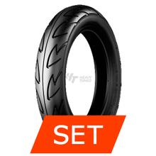 Bridgestone Hoop B01 Jeu de pneus | 90/90-10 50J TL + 90/90-10 50J TL