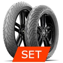 Michelin City Grip Saver Jeu de pneus | 90/90-10 50J TL/TT + 90/90-10 50J TL/TT