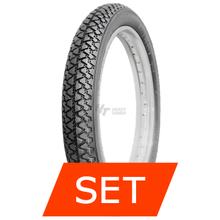 Vee Rubber VRM 054 Sada pneumatik | 3.00-10 50J TT + 3.00-10 50J TT