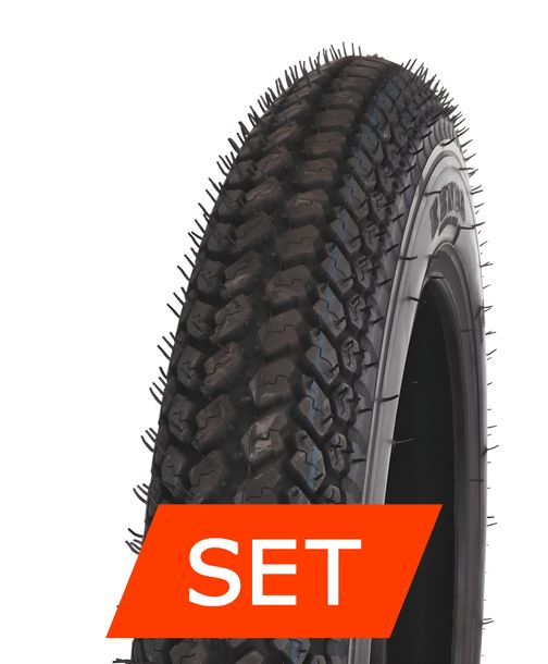 Kenda K315 3.00-12 47J TT, 4PR Reifenset | 3/100 -12 47J + 3/100 -12 47J