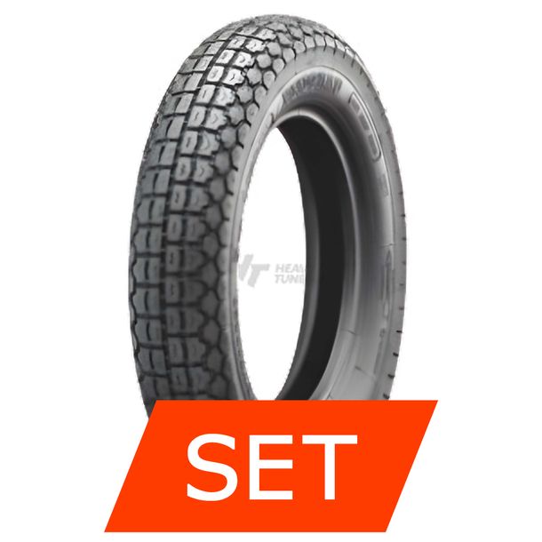 Heidenau K38 Reifenset | 3.00-12 47J TT + 3.50-10 59M TT
