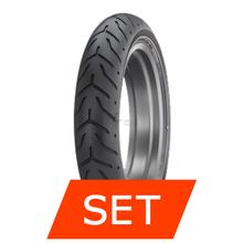 Dunlop D408 H/D Sada pneumatik | 90/90-19 52H TL + 130/90 B16 67H TL