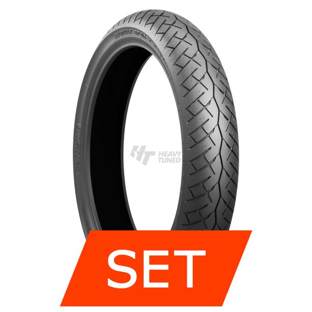 Bridgestone Battlax BT46 Reifenset | 90/90-21 54H TL + 120/80-18 62H TL