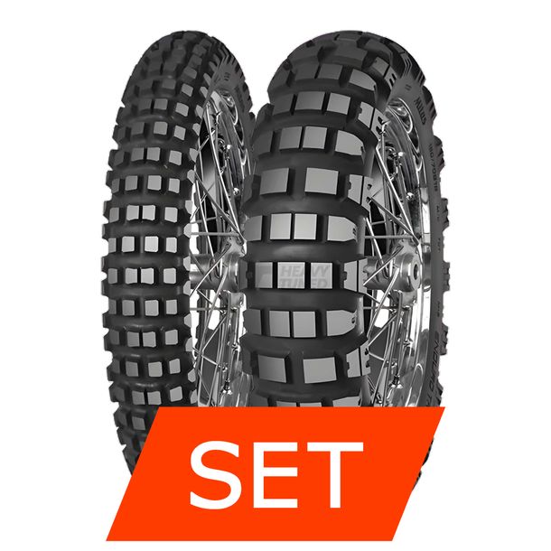 Mitas Enduro Trail XT+ Dakar Reifenset | 90/90 B21 54T TL/TT + 120/90 B17 64T TL/TT