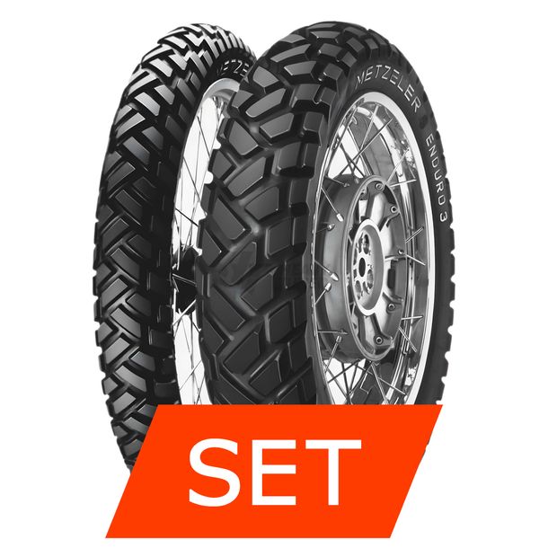 Metzeler Enduro 3 Sahara Reifenset | 90/90-21 54S TT + 120/90 R17 64S TT