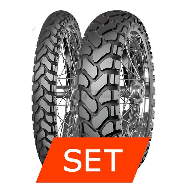 Mitas Enduro Trail+ Reifenset | 90/90 B21 54H TL/TT + 120/90-17 64H TL/TT