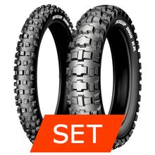 Dunlop D908 RR Jeu de pneus | 90/90-21 54S TT + 140/80-18 70R TT
