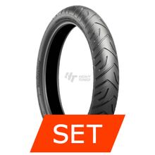 Jeu de pneus Bridgestone Battlax A41 | 90/90 V21 54V TL + 150/70 R17 69V TL