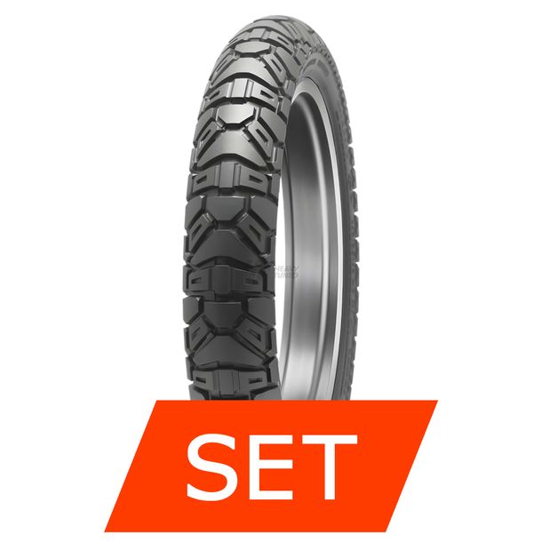 Dunlop Trailmax Mission Tire Set | 90/90-21 54T TL + 150/70 B18 70T TL