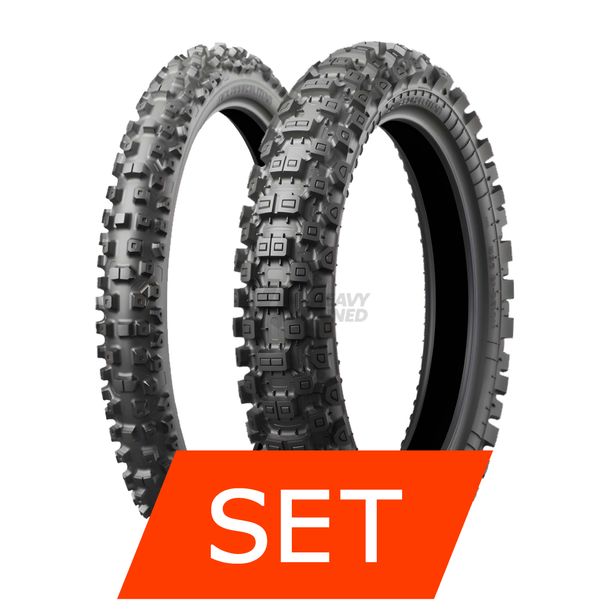 Bridgestone Battlecross X40 Hard Jeu de pneus | 90/100-21 57M TT + 120/80-19 63M TT