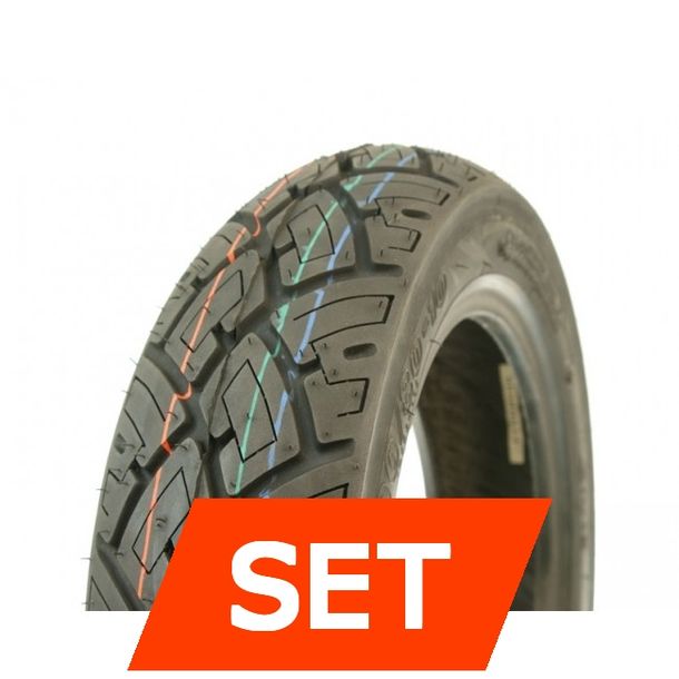 Kenda K423 Reifenset | 100/80 -10 53M + 100/80 -10 53M