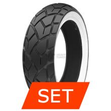 CST C-6017 Sada pneumatik | 100/80-10 58P TL + 120/70-10 54P TL