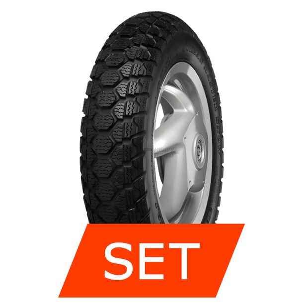 Reifenset IRC Tire SN-23 Urban Snow für Piaggio Zip Base bis Bj. 100/80-10 – Bild 1