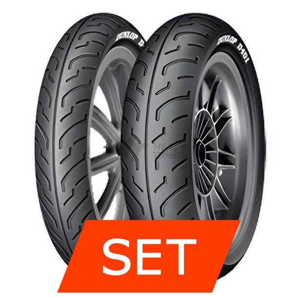 Dunlop D451 Jeu de pneus | 100/80-16 50P TL + 120/80-16 60P TL