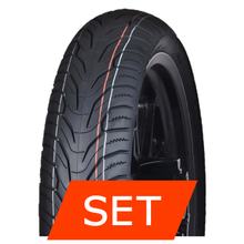Vee Rubber VRM 396 Jeu de pneus | 100/80-16 56S TL + 120/80-16 60S TL