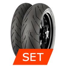Continental ContiRoad Juego de Neumáticos | 100/80-17 52S TL + 130/70-17 62S TL