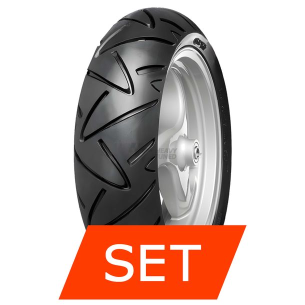 Continental ContiTwist Sport SM Reifenset | 100/80-17 52H TL + 130/70-17 62H TL
