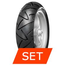 Continental ContiTwist Sport SM Juego de Neumáticos | 100/80-17 52H TL + 130/70-17 62H TL