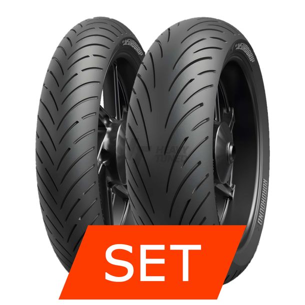 Ensemble de pneus Eurogrip Roadhound | 100/80-17 52H TL + 140/70-17 66H TL