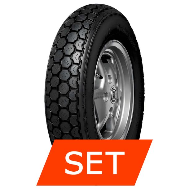Continental K 62 Set di pneumatici | 3.50-10 59J TL + 3.50-10 59J TL