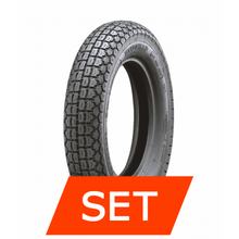 Heidenau 3.50-10 59J K38 Sada pneumatik | 3.5/100 -10 59J + 3.5/100 -10 59J