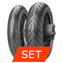 Pirelli Diablo Rosso Scooter Bandenset | 100/90-10 56J TL + 100/90-10 56J TL