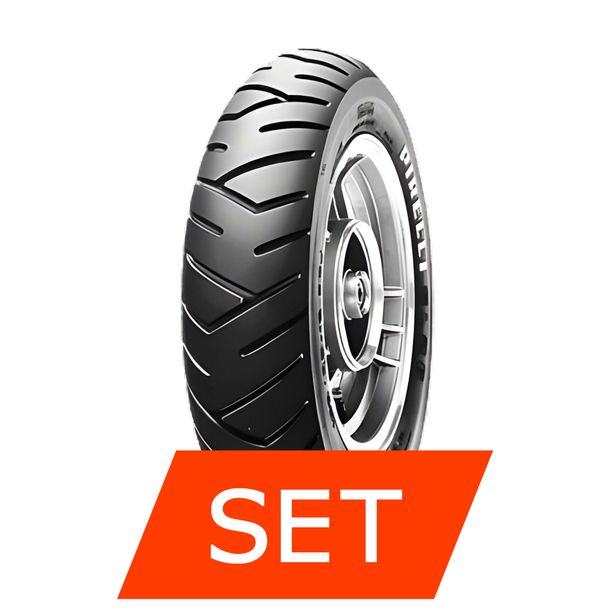 Pirelli SL26 Set di pneumatici | 100/90-10 56J TL + 100/90-10 56J TL