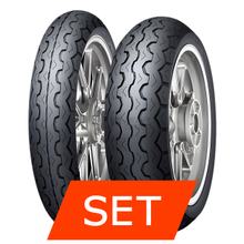 Dunlop TT100 GP Jeu de pneus | 100/90-18 56H TL + 130/80-18 66H TT