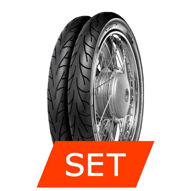 Continental ContiGo Reifenset | 100/90-18 56H TL + 130/90-16 67V TL