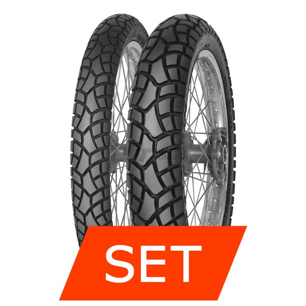 Mitas MC-24 Reifenset | 100/90-19 57S TL + 120/80-18 62S TT