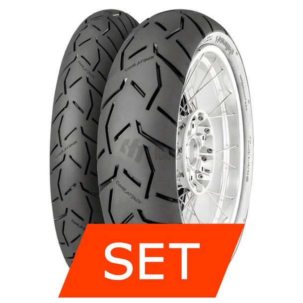 Continental ContiTrailAttack 3 Reifenset | 100/90-19 57H TL + 130/80-17 65S TT