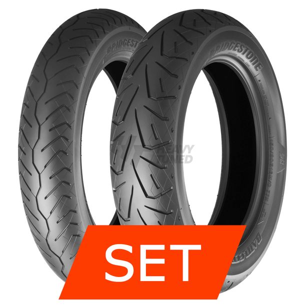 Bridgestone Battlecruise H50 Reifenset | 100/90 B19 57H TL + 130/80 B17 65H TL