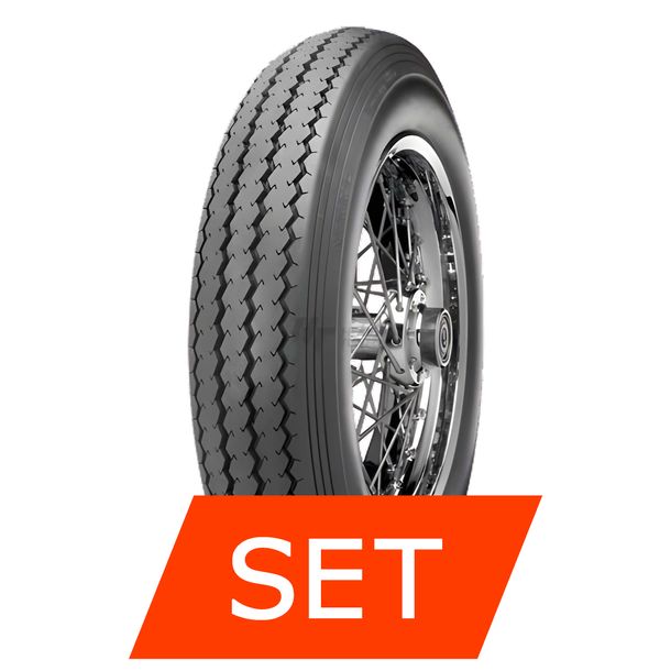 Shinko E-240 Jeu de pneus | 100/90-19 63H TL + MT90-16 74H TT
