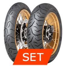 Dunlop Trailmax Meridian Jeu de pneus | 100/90-19 57V TL + 140/80 R17 69H TL