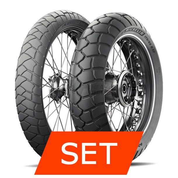 Michelin Anakee Adventure Reifenset | 100/90-19 57V TL + 140/80 R17 69H TL/TT
