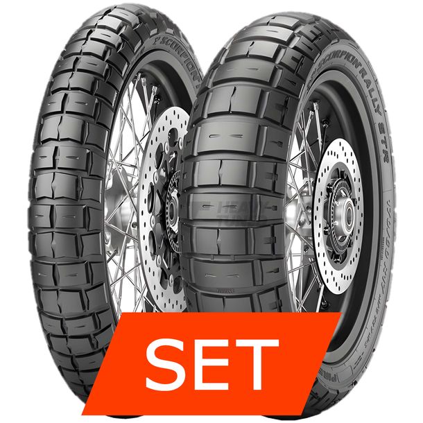 Pirelli Scorpion Rally STR Reifenset | 100/90-19 57V TL + 140/80 R17 69V TL