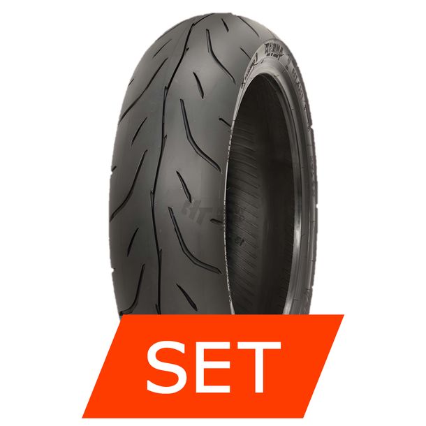 Kenda K711F Tire Set | 110/70-12 47L TL + 110/70-12 47L TL