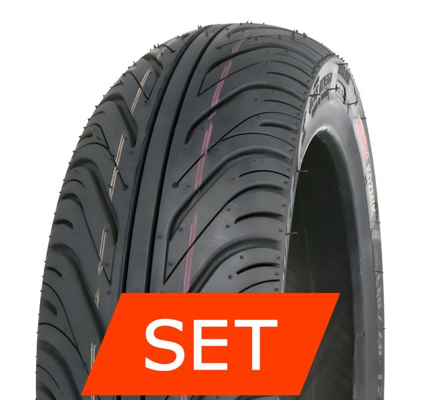 Jeu de pneus Kenda K6022 | 110/70 -12 47L + 120/70 -12 51L