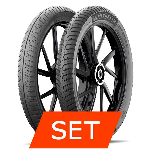 Michelin City Extra Reifenset | 110/70-13 48S TL + 130/70-13 63S TL