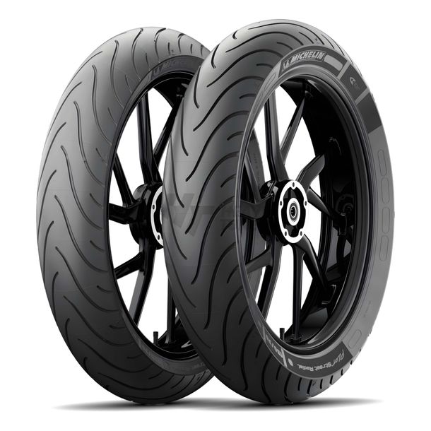 Jeu de pneus Michelin Pilot Street Radial pour Yamaha XJ 600 S Diversion – Bild 2