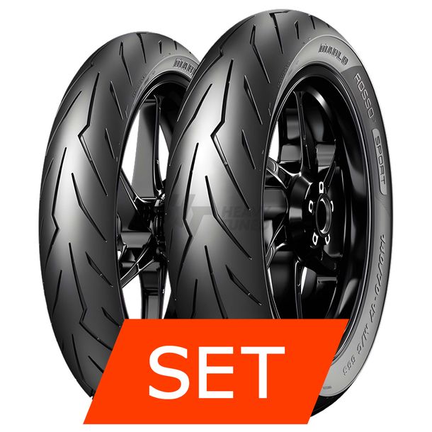 Jeu de pneus Pirelli Diablo Rosso Sport | 110/70-17 54S TL + 130/70-17 62S TL