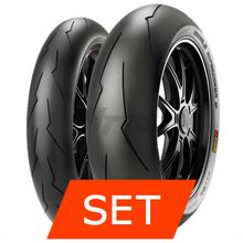 Pirelli Diablo Supercorsa V3 SP Juego de neumáticos | 110/70 ZR17 54W TL + 140/70 ZR17 66W TL