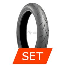 Jeu de pneus Bridgestone Battlax S21 | 110/70 ZR17 54W TL + 150/60 ZR17 66W TL