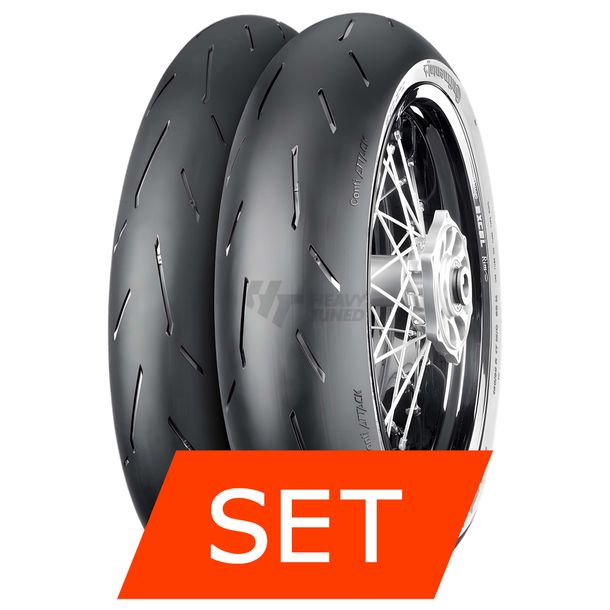 Continental ContiAttack SM 2 Reifenset | 110/70 R17 54H TL + 150/60 R17 66H TL